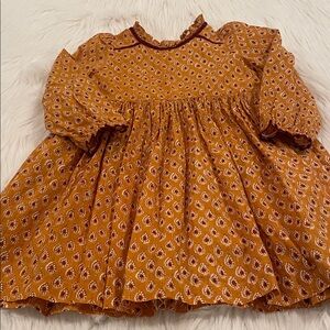 Pink Chicken Girls Charlie Ruffled Long Sleeve Dress